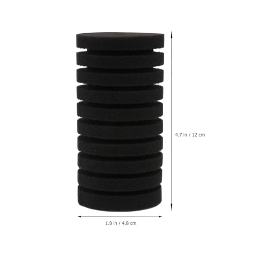 ULTECHNOVO Sponge Filters Replacement, 4pcs Replacement Sponges for Aquarium Fish Tank Foam Filter