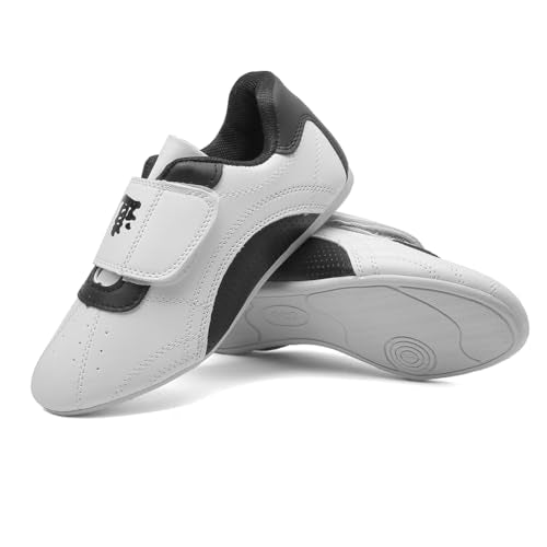 MSMAX Taekwondo Shoes Light Weight Boxing Karate Kung Fu Tai Chi Training Sneakers - size: 11 M US Little Kid