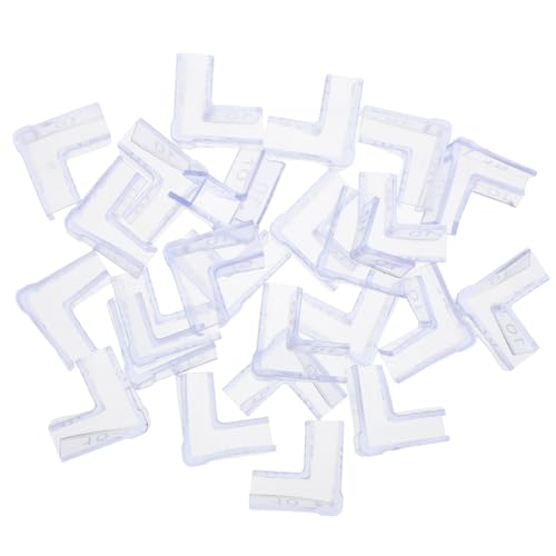 DOITOOL 25pcs Aquarium Corner Protectors 10mm Fish Tank Edge Guards L-Shaped Corner Pads for Glass Tank Safety and Furniture Protection