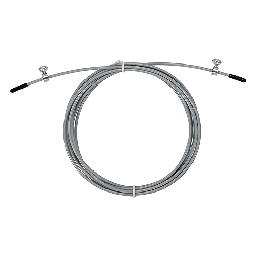 PATIKIL Speed Jump Rope Replacement Cable Professional Skipping Rope Steel Wire Replace for High Speed Jump Ropes - color: Grey