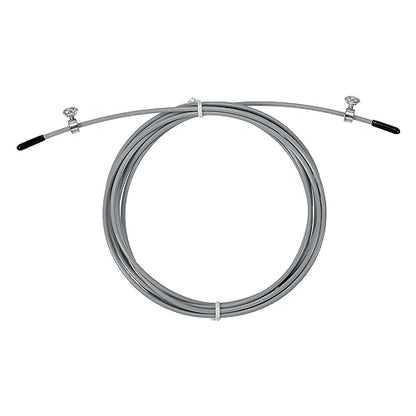 PATIKIL Speed Jump Rope Replacement Cable Professional Skipping Rope Steel Wire Replace for High Speed Jump Ropes - color: Grey