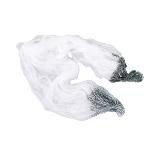 50m/1.5m 3 Layers Nylon Saltwater Fishing Hand Throw Bait Trap Net Gill Spin Outdoor Thread Tool with Accessories(3 Finger) - color: 3 Finger