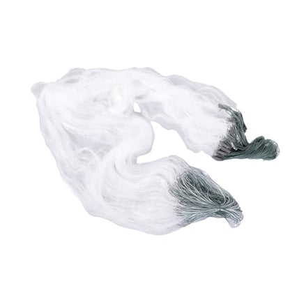 50m/1.5m 3 Layers Nylon Saltwater Fishing Hand Throw Bait Trap Net Gill Spin Outdoor Thread Tool with Accessories(3 Finger) - color: 3 Finger