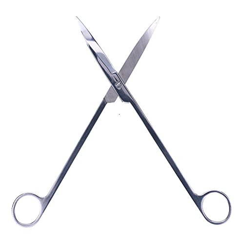 4 in 1 Aquarium Tools Kit, Aluminum Alloy Fish Plant Tools, Plant Aquascaping Tool Set with Straight Tweezer, Curved Tweezer, Spatula