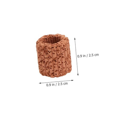 Mikikit 10Pcs Durable Ceramic Water Plant Fixed Ring for Fish Tank Supplies Reusable Aquarium Accessories to Support Healthy Growth and Reduce Odors for Aquatic Plants