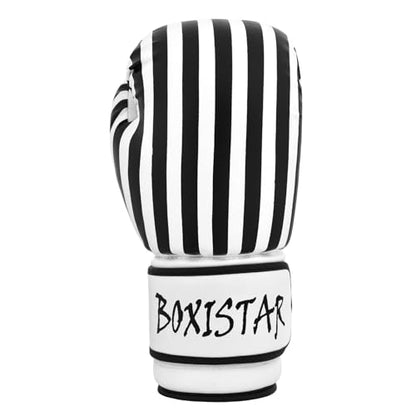 Athllete Boxistar Boxing Gloves, Boxing Gloves Men/Boxing Gloves Women, Available in 8 oz, 12 oz, 14 oz, 16 oz with Optimal Padding - color: Black/White, size: 12 oz
