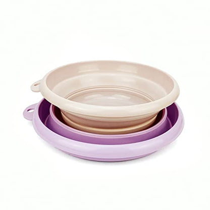 2Pack Collapsible Wash Basin Collapsible Dish Tub Portable Sink,Space Saving for Dishing, Fruit, and Camping, Hiking and Home
