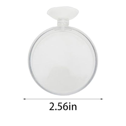 TAODAN 4PCS 65mm Fish Tank Feeder Transparent Acrylic Aquarium Feeding Tray Pet Supplies Ornamental Shrimp Feeding Areas