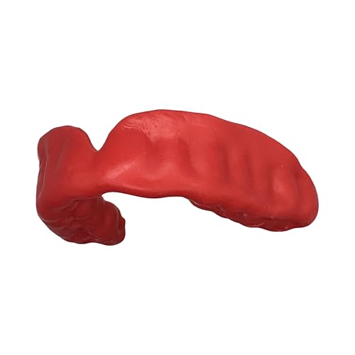 Zero-G Adult Mouthguard Red 1-Pack, Boil & Bite for Contact Sports - color: Red