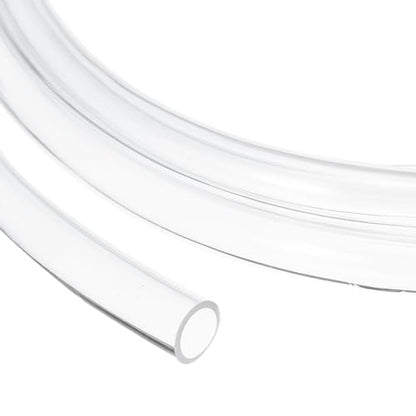 uxcell Clear PVC Tubing, 10mm ID x 14mm OD - 8.5ft PVC Tube Lightweight Vinyl Hose, Transparent Flexible Plastic Water Tubing for Air Oil Water Transfer Aquarium Irrigation - size: 10mm ID x 14mm OD