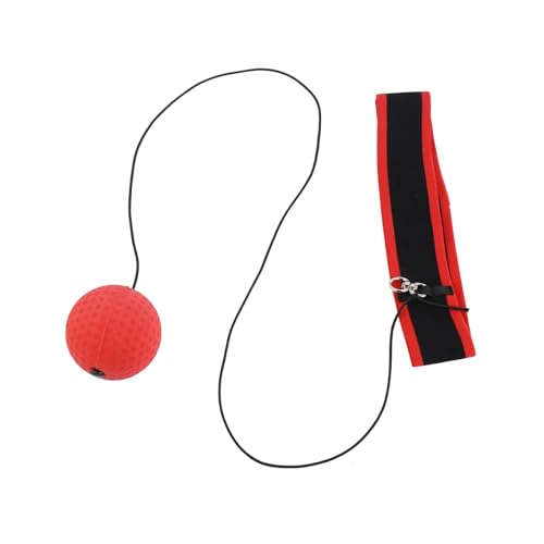 Boxing Punch Ball, Reflex Speed Training Equipment with Adjustable Headband and Elastic String, for Boxing, MMA, Fitness Exercise in Room, Garden, Park - size: E305-H01