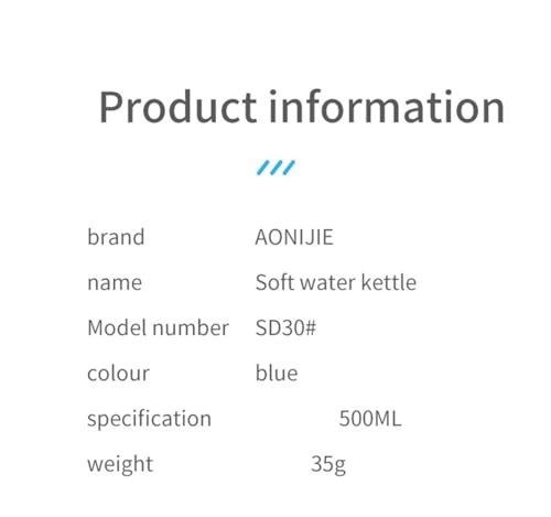 AONIJIE 250ML/350ML/500ML/600ML Portable TPU Soft Water Bottle Folding Soft Flasks For Outdoor Marathon Running Hydration Camping Hiking - color: 500ml-2pcsN