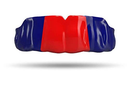 Impact Custom Professional MMA/Boxing/Muay Thai Mouthguard -Flag Series Blue/Red/Blue - color: Blue/Red/Blue