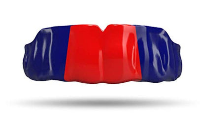 Impact Custom Professional MMA/Boxing/Muay Thai Mouthguard -Flag Series Blue/Red/Blue - color: Blue/Red/Blue