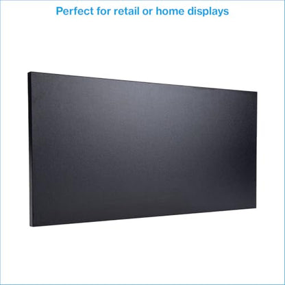 Laminated Black Melamine Shelf Board, 24”L x 12”W, Durable and Sleek Cabinet Replacement Shelves, Sturdy and Stylish Shelf Boards for Retail, Thrift, Business, Home, or Office