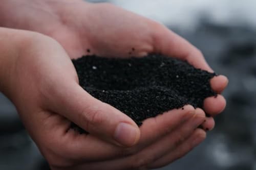 Real Lava Sand - Screened, Washed, Dried and Sanitized - Great for Heating Pads, Cooling Pads, Crafts, and Aquariums (15 lb Bag)