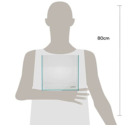 20C 2 Gallon Cube Rimless Low Iron Clear Aquarium Tank, All Glass Aquarium,Small Betta Fish Tank,W7.8×D7.8×H7.8 in(20x20x20cm) 5mm Thickness with Nano Foam Leveling Mat - size: 02Gal W7.8×D7.8×H7.8 in(20x20x20cm)