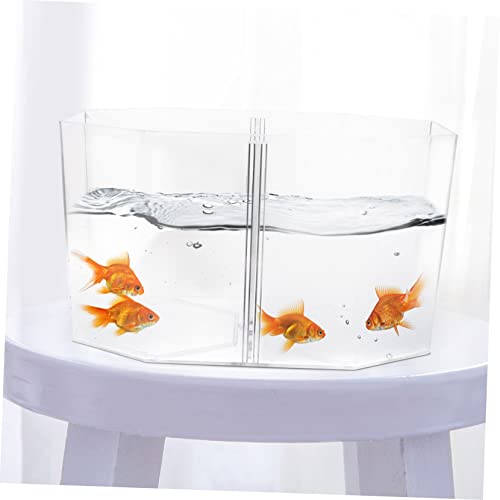 POPETPOP Fish Isolation Breeding Box Transparent Incubation Tank for Small Fish and Shrimp Easy Installation Betta Breeder Enhances Fry Survival Rate