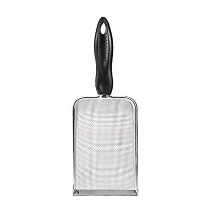 Sand Scooper Stainless Steel Fine Metal Sand Shovel Terrarium Litter Cleaner Corner Scoops