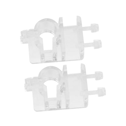 4Pcs Acrylic Aquarium Soft Tube Fixture Holder Hose Clamps Aquarium Fish Water Pipe Hose Fixing Clip Tube Clamp Holder Fish Tank Hanger Acrylic Fixture