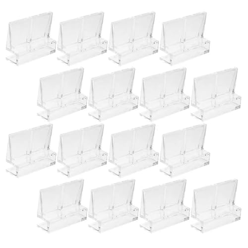 Aquarium lid Clips 16pcs Aquarium Lid Clips 6mm Acrylic Fish Tank Cover Bracket Glass Holder Rimless Top Clips Accessories