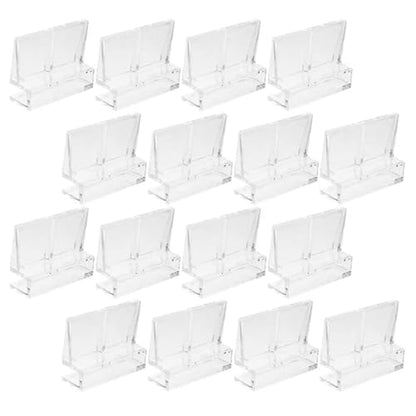 Aquarium lid Clips 16pcs Aquarium Lid Clips 6mm Acrylic Fish Tank Cover Bracket Glass Holder Rimless Top Clips Accessories