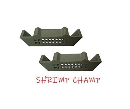 Shrimp Champ: Ultimate Shelter, Breeding Area and Hideout for Cherry Shrimp, African Dwarf Frogs and Small Aquatic Creatures - Natural Look, Safe, Eco-Friendly (2 Pack)