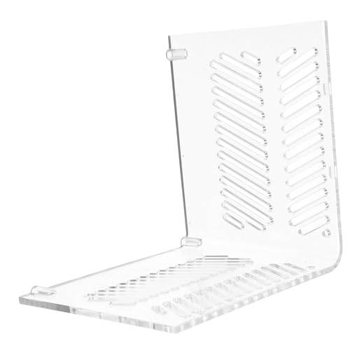 Toyvian Aquarium Divider Tray Acrylic Fish Tank Grid for Clean Healthy Environment