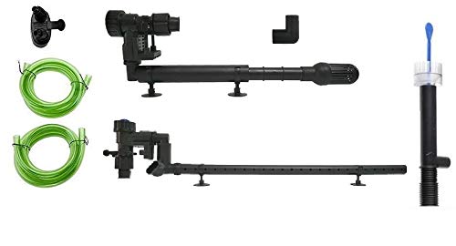 Marine Color Newest Version Sunsun Original Replacement Accessories Canister Filter KIits Inlet Outlet Quick Shut Off Valve Hoses Surface Skimmer Included (HW-3000) - size: HW-3000 HW-5000