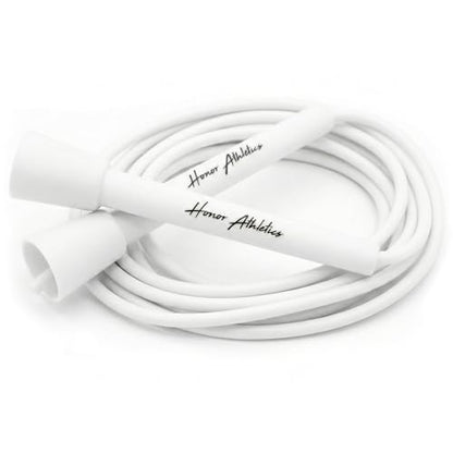 HONOR ATHLETICS Speed Rope, Skipping Rope - Best for Double Under, Boxing, MMA, Cardio Fitness Training Condition - Jump Rope - color: White