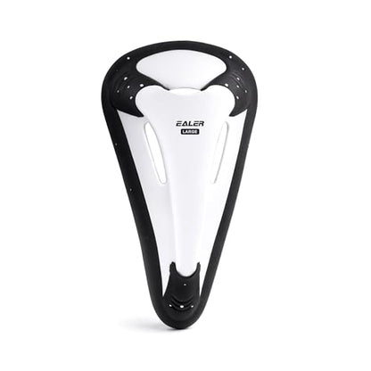 EALER Men's & Boys Lightweight Vented Athletic Cup — Soft-Rim Comfort Groin Protector, Shock-Absorbing Impact Guard for Baseball, Football, Lacrosse, Hockey, Boxing & MMA — Youth & Adult - size: Large