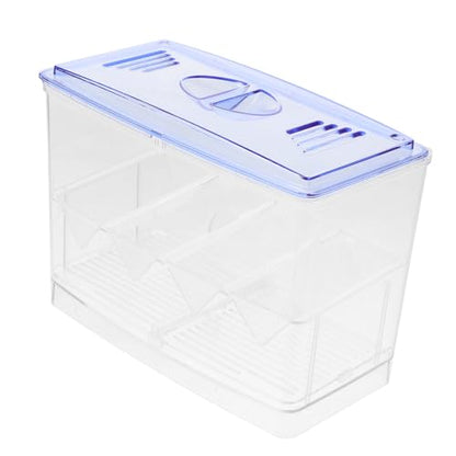 VANZACK Fish Breeding Box Transparent Isolation Tank for Fry and Adult Fish Temperature Control Incubator Durable Guppy Nursery with Easy Viewing for Aquariums