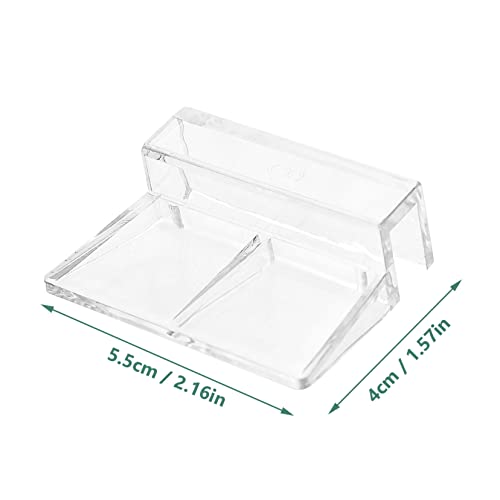 GANAZONO 10pcs Aquarium Cover Supporting Frames Acrylic Fish Tank Cover Holders for Easy Installation and Maintenance Practical Support for Aquariums and Fish Tanks