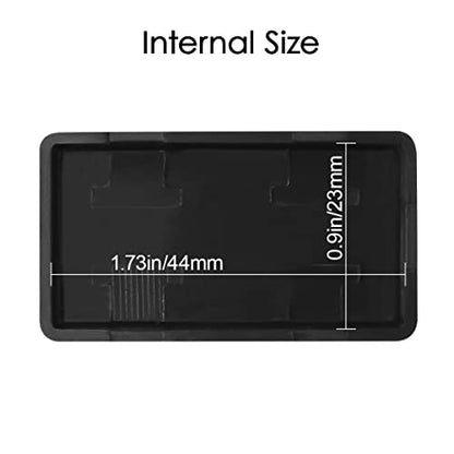5Pcs ABS Plastic Electrical Project Case Power Junction Box, Project Box Black 2.0 x1.1x 0.6 inch (50 x 28 x 15 mm) - size: 2.0" x1.1"x 0.6"(5pc)