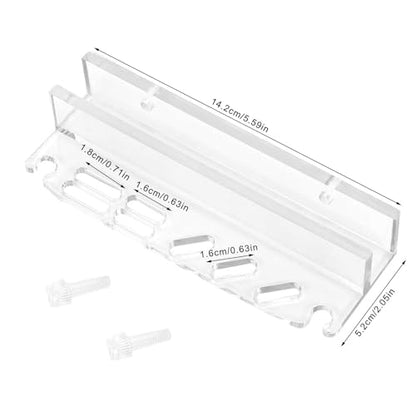 Multifunctional Aquarium Storage Rack Acrylic Tool Compartments for Fish Equipment Water Grass Tool Storage