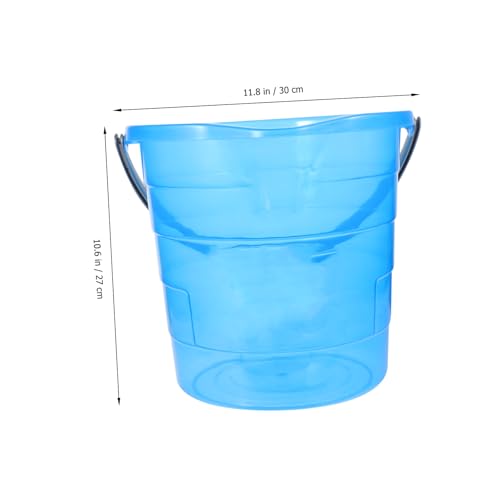 Beaupretty Plastic Water Bucket Handle Portable Multipurpose Storage Container for Home Thickened Plastic for Water Paint Laundry