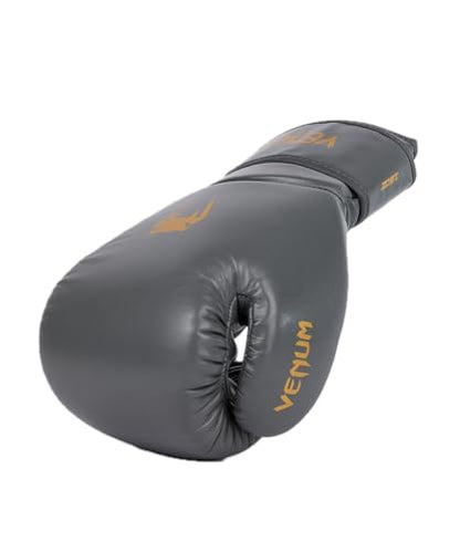 Venum Contender Boxing Gloves - color: Grey/Gold, size: 12-Ounce, style: Contender 1.5