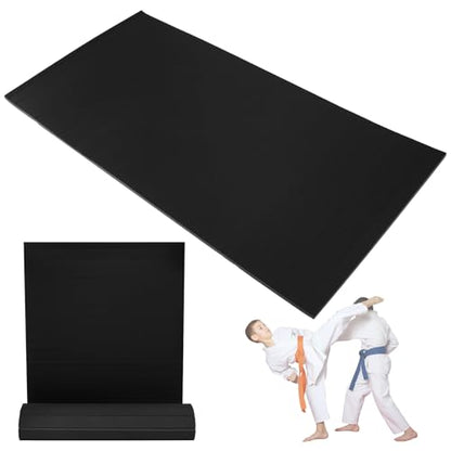 Thick Workout Mats 118.11x59.06x1.18in Indoor Gymnastics Track Exercise Mat Non-Slip Surface High-Density Gym Mat for Home Yoga Pilates Martial Art Boxing MMA
