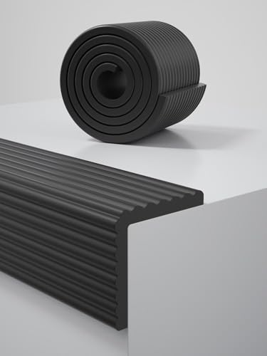 Extra Wide Thick Edge Protectors for Baby, Pre-Taped 6.56ft Foam Guard | 7.9''W Corner Protector, 0.47'' Thick Soft Rubber Foam Padding for Fireplace Table Stair Wall, Waterproof, Black