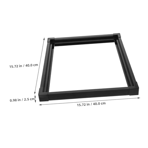 COLLBATH Edge Protector for Fish Tanks Double Aquarium Trim Strip for Home and Commercial Use for Enhanced Aesthetics - size: 40.00X40.00X2.50CM