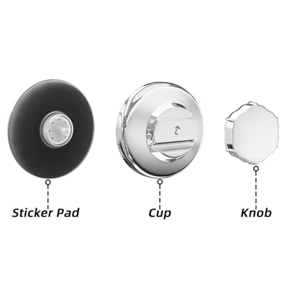 SANNO Suction Cups Replacement for Shower Caddy Sope Dish Double Hooks- Set of 4 Suction Cups - style: 4