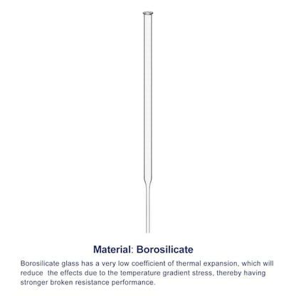 Labasics Glass Non-Graduated Dropper Pipettes for Laboratory Use, Liquid Transfer and Mixing, for Scientific Experiments and Lab Applications (Pack of 50), 3 ml - size: 3 ml