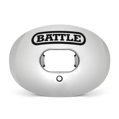 Battle Sports Chrome Oxygen Football Mouthguard - color: Silver