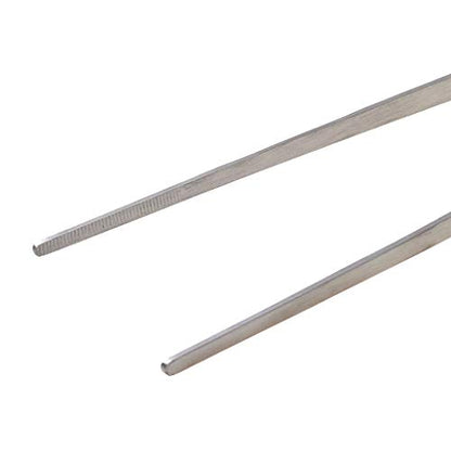 19in Aquarium Tweezers Stainless Steel Straight Tweezer for Against Rust Reptiles Feeding Tongs