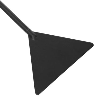 Aquatic Plant Base Plate Shovel, Fish Tank Water Feature Flat Sand Shovel, Black Stainless Steel Anti-Rust Triangular Shovels, Aquarium Landscape Bottom Sand Spread Out 1pcs