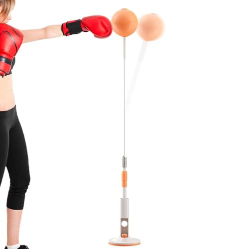 Boxing Reflex Ball Punching Bag Stand Reflex Trainer Hand-Eye Coordination | Standalone for Kids Adults Teens Home Gym Boxing Training Speed Cardio Fitness Workout Dexterity Exercise Equipment - size: 154cm
