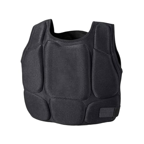 Martial Arts Chest Guard Heavy Duty Foam Padding Body Protector Fit for Adult Sparring Shock Absorbing Karate Taekwondo Gear Adjustable Straps Ventilated Polyester - size: Medium