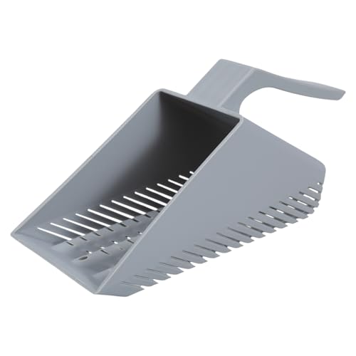 Aquarium Sand Shovel Gravel Strainer Substrate with Ergonomic Handle Sifter for Fish Tank Garden Scooper