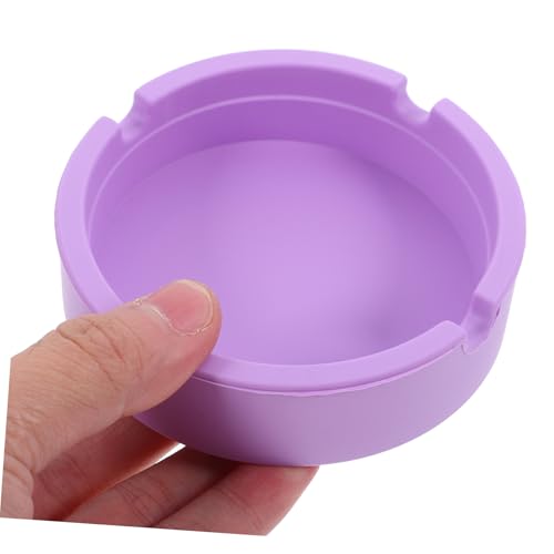 Zerodeko Silicone Wine Bottle Coaster Non Slip Wine Pad for Beer Elegant Design for Home Bar Use Rounded Base Inner Multi Functional Bottle Holder - color: Violet