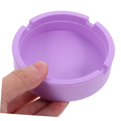 Zerodeko Silicone Wine Bottle Coaster Non Slip Wine Pad for Beer Elegant Design for Home Bar Use Rounded Base Inner Multi Functional Bottle Holder - color: Violet